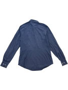 TOMMY HILFIGER BUTTON UP SHIRT SLIM FIT CHECK BLUE MENS PRE OWNED M