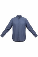 TOMMY HILFIGER Πουκάμισο Slim Fit με Λογότυπο Μπλε Ανδρικό XXL