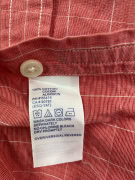 TOMMY HILFIGER ΠΟΥΚΑΜΙΣΟ VINTAGE ΚΑΡΟ ΚΕΝΤΗΤΟ LOGO ΚΟΚΚΙΝΟ ΑΝΔΡΙΚΟ S