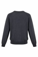 TOMMY HILFIGER ΠΟΥΛΟΒΕΡ ΜΕ ΛΑΙΜΟΚΟΨΗ V MINIMAL ΣΚΟΥΡΟ ΓΚΡΙ ΑΝΤΡΙΚΟ PRE OWNED XL