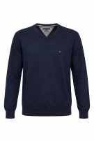 TOMMY HILFIGER ΠΟΥΛΟΒΕΡ ΜΕ V ΚΛΑΣΙΚΟ ΜΠΛΕ ΑΝΤΡΙΚΟ PRE OWNED XXL