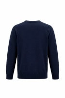TOMMY HILFIGER MAGLIONE SCOLLO V MINIMAL NAVY UOMO PRE OWNED L