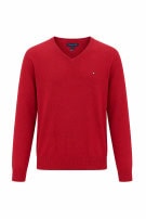 TOMMY HILFIGER ΠΟΥΛΟΒΕΡ V NECK ΜΟΝΟΧΡΩΜΟ ΚΟΚΚΙΝΟ ΑΝΤΡΙΚΟ PRE OWNED L