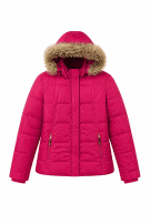 TOMMY HILFIGER PUFFER ΜΠΟΥΦΑΝ MINIMAL ΦΟΥΞΙΑ ΓΥΝΑΙΚΕΙΟ PRE OWNED L