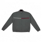 TOMMY HILFIGER ΖΑΚΕΤΑ ΠΛΕΚΤΗ ΓΚΡΙ ΜΕ ΡΙΓΑ ΣΤΟ ΣΤΗΘΟΣ
