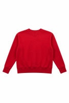 TOMMY JEANS FELPA CREWNECK COLLEGIATE ROSSA UNISEX PRE OWNED L