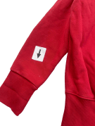 TOMMY JEANS FELPA CREWNECK COLLEGIATE ROSSA UNISEX PRE OWNED L