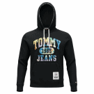TOMMY JEANS ΦΟΥΤΕΡ ΜΕ ΚΟΥΚΟΥΛΑ ΜΑΥΡΟ ΜΕ TIE-DYE LOGO