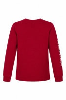 TOMMY JEANS LONG SLEEVE GRAPHIC RED MENS PRE OWNED XL