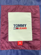 TOMMY JEANS Puffer Jacket Casual Logo Μπορντό Unisex M