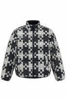 TOMMY JEANS PUFFER JACKET PATCHWORK MAYRO LEUKO ΑΝΤΡΙΚΟ PRE OWNED S
