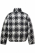 TOMMY JEANS PUFFER JACKET STREETWEAR ΜΑΥΡΟ ΓΚΡΙ ΑΝΤΡΙΚΟ PRE OWNED XL