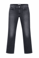 TOMMY JEANS STRAIGHT JEANS CLASSIC FADED BLACK MENS PRE OWNED XL