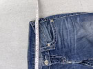 TRUE RELIGION CUTOFF DENIM SHORTS VINTAGE BLUE MENS PRE OWNED M
