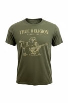 TRUE RELIGION T-SHIRT LOGO ΚΑΚΙ UNISEX M