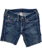 TRUE RELIGION ΤΖΙΝ ΣΟΡΤΣ Y2K BIG T EMBROIDERED LOGO ΜΠΛΕ UNISEX S