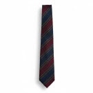 TRUSSARDI ΓΡΑΒΑΤΑ CLASSIC ΡΙΓΕ NAVY ΜΠΟΡΝΤΟ ΑΝΤΡΙΚΟ PRE OWNED