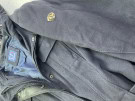 TRUSSARDI JEANS HOODED JACKET MINIMAL NAVY WOMEN PRE OWNED M