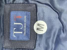 TRUSSARDI JEANS HOODED JACKET MINIMAL NAVY WOMEN PRE OWNED M