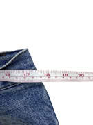 TRUSSARDI JEANS ΠΑΝΤΕΛΟΝΙ DENIM VINTAGE ΜΕΤΑΛΛΙΚΟ LOGO ΜΠΛΕ ΑΝΔΡΙΚΟ L