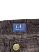 Trussardi Jeans Παντελόνι Καφέ Κοτλέ Γυναικείο S