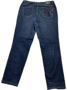 TRUSSARDI JEANS ΠΑΝΤΕΛΟΝΙ ΤΖΙΝ VINTAGE ΚΕΝΤΗΤΟ LOGO ΜΠΛΕ ΑΝΔΡΙΚΟ M