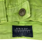 TRUSSARDI JEANS ΠΑΝΤΕΛΟΝΙ VINTAGE EMBROIDERED LOGO ΛΑΙΜ ΓΥΝΑΙΚΕΙΟ S
