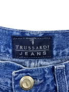 TRUSSARDI JEANS ΠΑΝΤΕΛΟΝΙ VINTAGE GOLDEN LINE ΜΠΛΕ ΓΥΝΑΙΚΕΙΟ XS