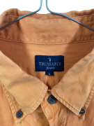 Trussardi Jeans Πουκάμισο Casual με Κουμπιά στο Γιακά Πορτοκαλί Ανδρικό L