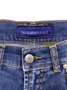 TRUSSARDI JEANS Τζιν Παντελόνι Casual Classic Logo Μπλε Ανδρικό S