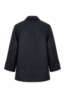 TRUSSARDI ΠΑΛΤΟ MINIMAL ΜΑΥΡΟ ΑΝΤΡΙΚΟ PRE OWNED XL