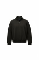 TRUSSARDI SPORT Φούτερ Με Φερμουάρ Στο Λαιμό Λογότυπο Καφέ Ανδρικό M