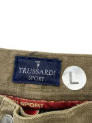 TRUSSARDI SPORT CARGO PANTS UTILITY OLIVE MENS PRE OWNED L