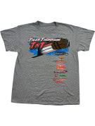 TYLER THOMPSON TNT T SHIRT RACING GRAPHIC ΓΚΡΙ UNISEX PRE OWNED M