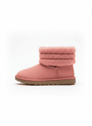UGG ΜΠΟΤΕΣ SHEARLING ΡΟΖ ΓΥΝΑΙΚΕΙΟ PRE OWNED 38