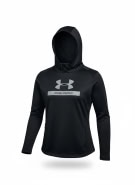 UNDER ARMOUR Felpa con cappuccio ColdGear nera da donna XL