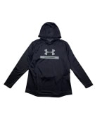 UNDER ARMOUR Felpa con cappuccio ColdGear nera da donna XL