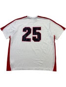 UNDER ARMOUR GRAPHIC TEE ATHLETIC WHITE RED MENS PRE OWNED M