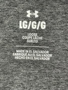 UNDER ARMOUR GRAPHIC TEE SPORTSWEAR CHARCOAL ΑΝΤΡΙΚΟ PRE OWNED L