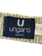 UNGARO PARIS ΓΡΑΒΑΤΑ CLASSIC ΜΠΕΖ ΑΝΤΡΙΚΟ PRE OWNED