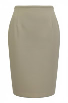 UNITED COLORS OF BENETTON PENCIL SKIRT CLASSIC BEIGE WOMEN'S S