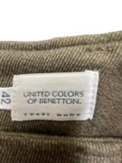 United Colors of Benetton Μάλλινη Φούστα Midi Χακί Γυναικεία S