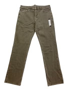 Unknown Brand Παντελόνι Jeans Casual Χωρίς Λογότυπο Χακί Ανδρικό L