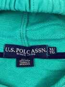 US POLO ASSN HOODIE MINIMAL ΠΡΑΣΙΝΟ ΑΝΤΡΙΚΟ PRE OWNED XL