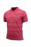 U.S. POLO ASSN. Polo Shirt Casual Striped Logo Pink Men’s L