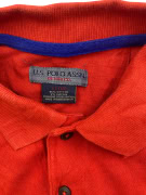 U.S. Polo Assn. Polo Μπλούζα Colorblock Classic Logo Κόκκινο Πορτοκαλί Γκρι Ανδρική S