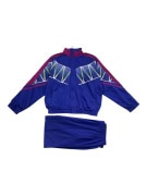 Used Co Φόρμα Σετ Tracksuit Vintage Λογότυπο Μπλε Γυναικείο M