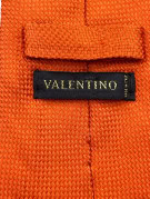 VALENTINO ΓΡΑΒΑΤΑ CLASSIC ΠΟΡΤΟΚΑΛΙ ΑΝΤΡΙΚΟ PRE OWNED