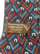 VALENTINO ΓΡΑΒΑΤΑ VINTAGE NAVY ΑΝΤΡΙΚΟ PRE OWNED