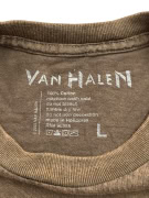 VAN HALEN RACING T-SHIRT ΚΑΦΕ UNISEX L pre-owned